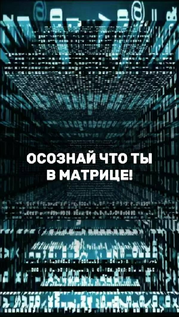 Осознай, что ты в МАТРИЦЕ!