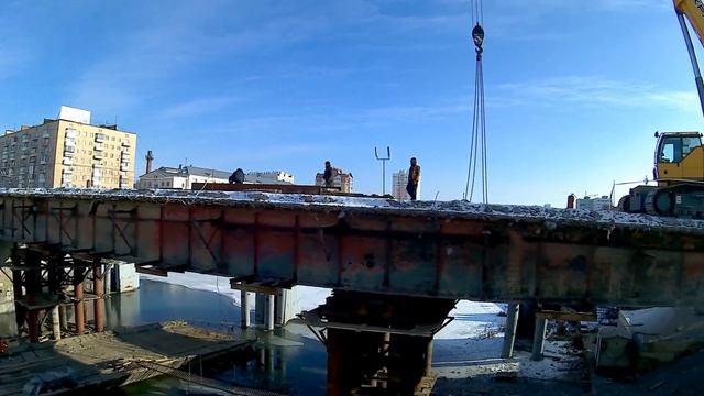 г.Орёл - 08.02.2023г.-  Реконструкция моста | Орёл 2011+