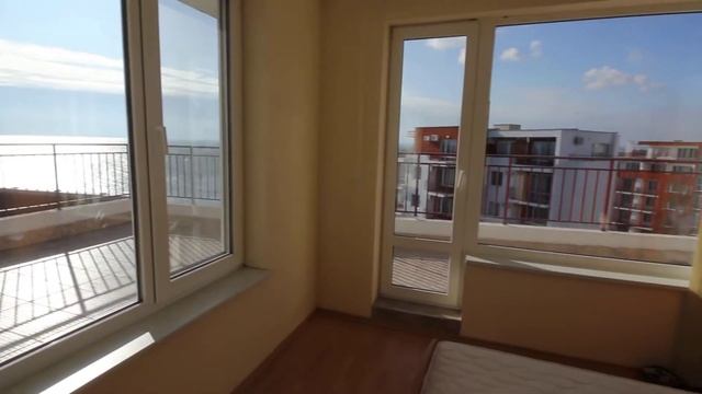 Sea view furnished 1-bedroom penthouse apartment for sale  Panorama fort beach Sveti vlas Bulgaria