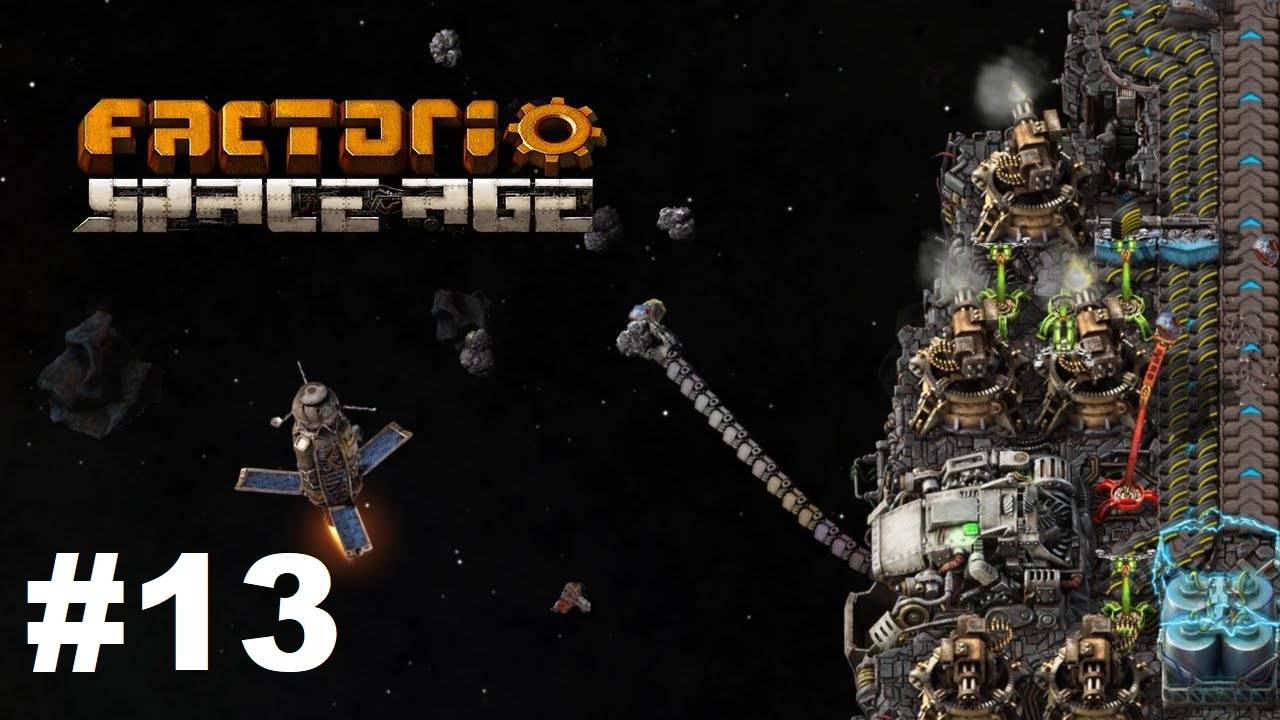 Factorio Space Age #13 - Первая космическая станция. (Прохождение)