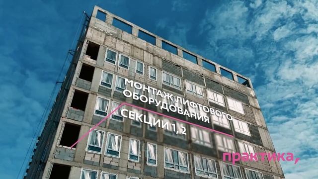 Динамика строительства ЖК H2O | Март 2024