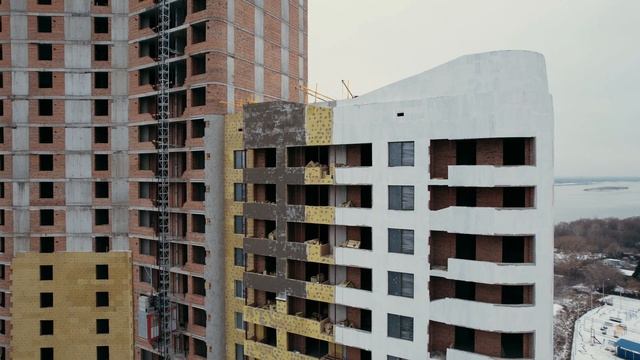 Квартал "Беринг" в Новосибирске - Ход строительства Ноябрь 2023
