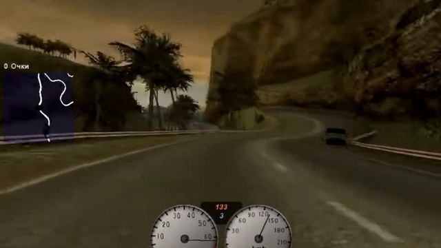 NFS Hot Pursuit 2 (2002) - NFS Vauxhall VX220 (Тропический закат, зеркало вперед)