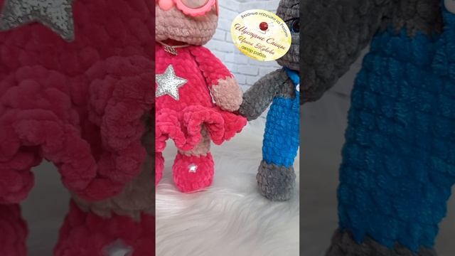 Зайка Тима и Тома вязаные игрушки.
