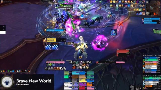 Brave New World Mythic Experiments Kill 22nd May 2023 - Prot Pally POV