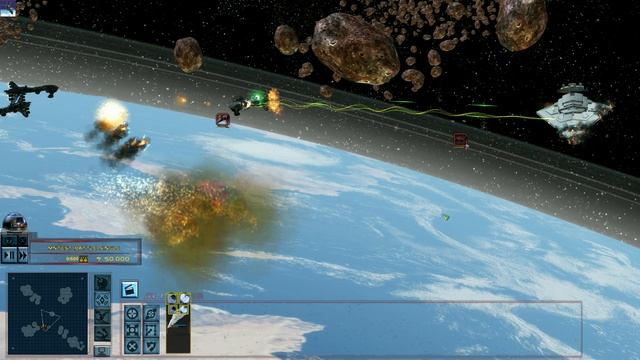 Star Wars -- Super Battle -- ISD MK.2 vs 5 Assault Frigate MK.1