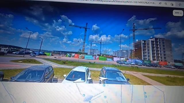 строительство жилого комплекса в Минске, 2019 г.