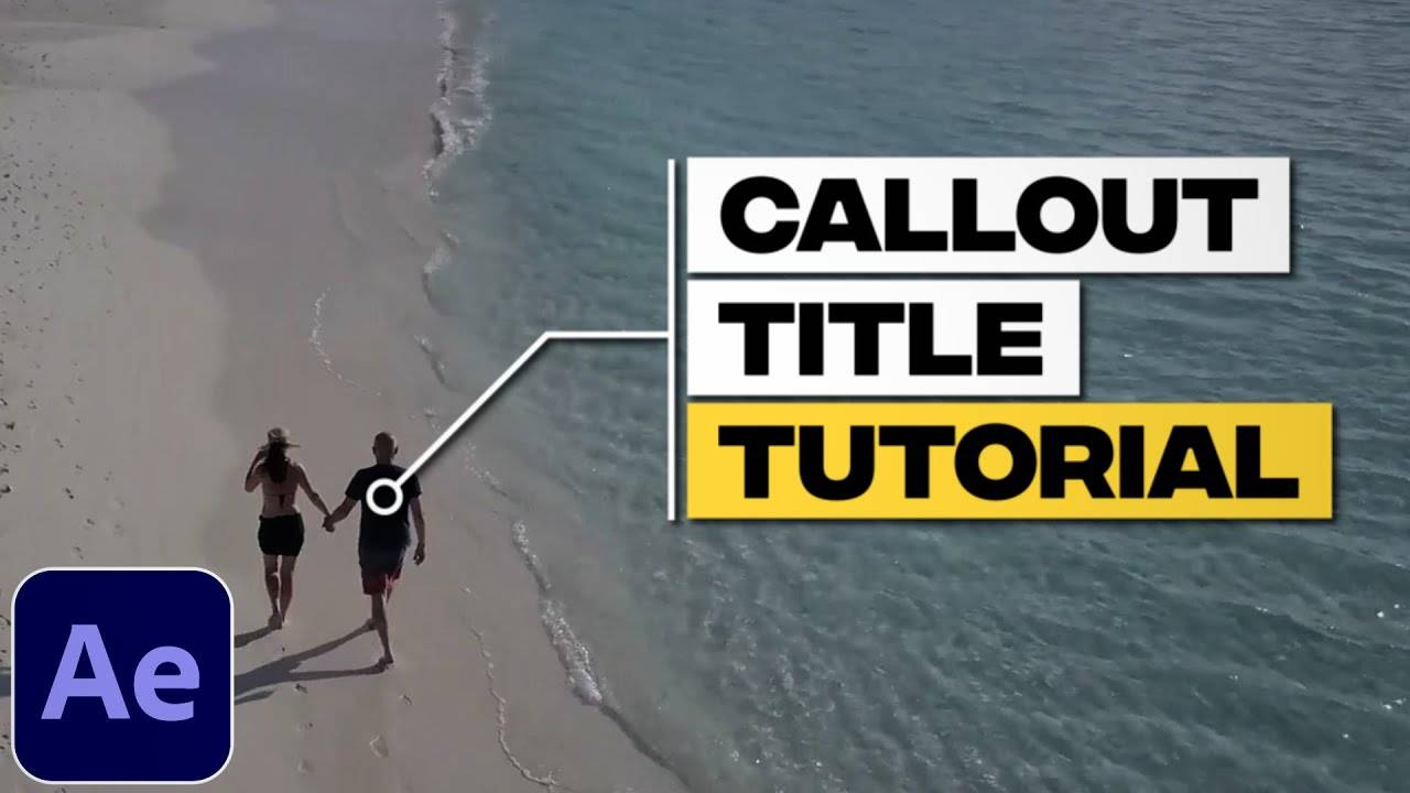 Callout Title Tutorial in After Effects _ Animated Call Out Title _ Motion Track