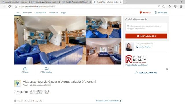 Don't Buy Real Estate on the Amalfi Coast or Capri.