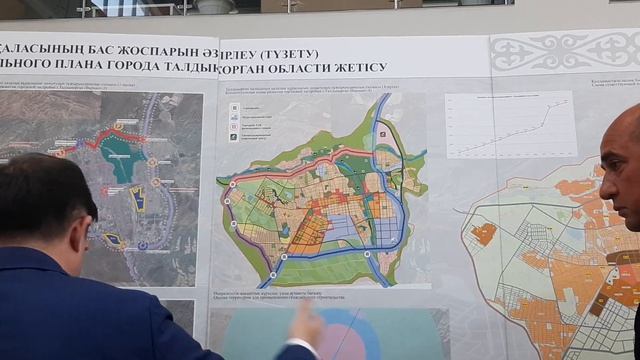 Очередное обсуждение Ген /плана города Талдыкорган в здании палата предпринимателей Атамекен