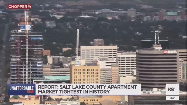 Unaffordable Utah: Salt Lake County's apartment market the tightest in history