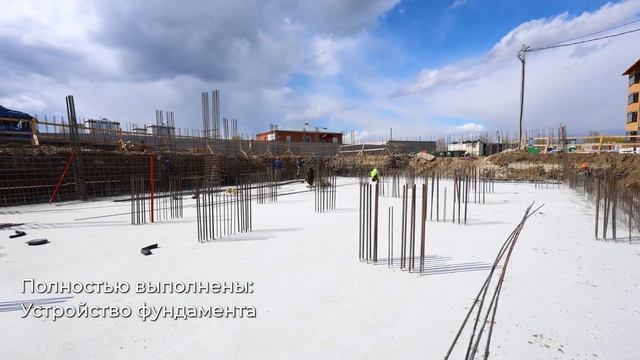 Ход строительства микрорайон «Северный квартал» – май 2024