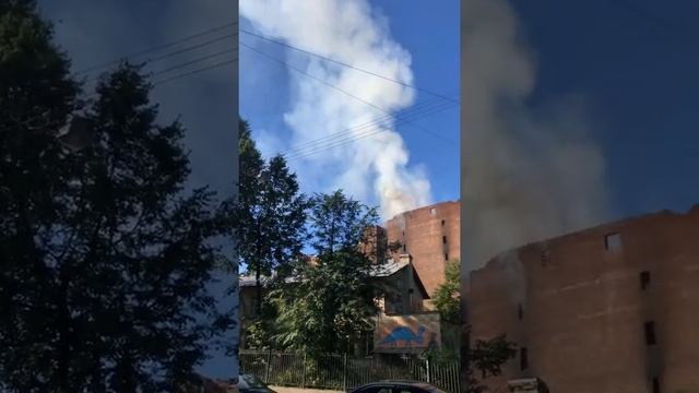 Пожар в доме Басевича в Петербурге