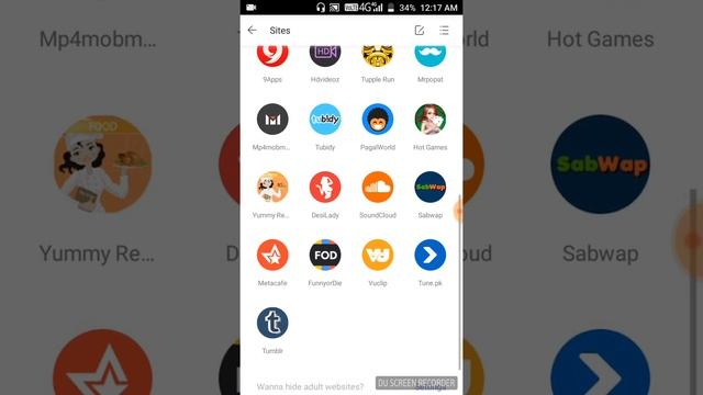 New video upload HD  UC Browser