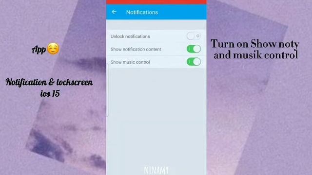 How to change your android noty & lockscreen to Ios😚💜💜