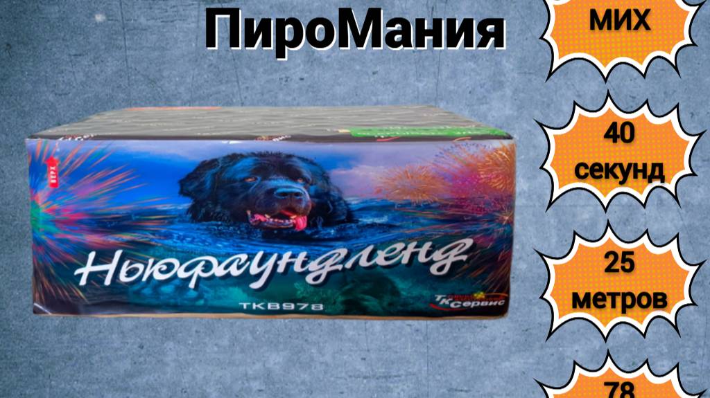 Салют TKB 978 Ньюфаунленд  78 залпов
