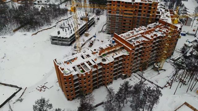 Ход строительства ЖК "Авиатор" 15.01.2019 / Хід будівництва ЖК Авіатор 15.01.2019