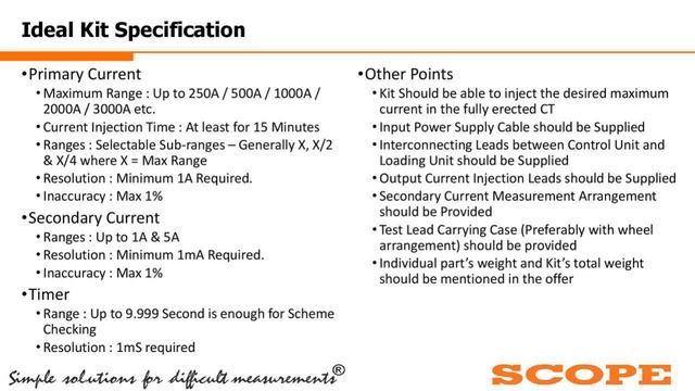 PRIMA - Primary Injection Kit from SCOPE