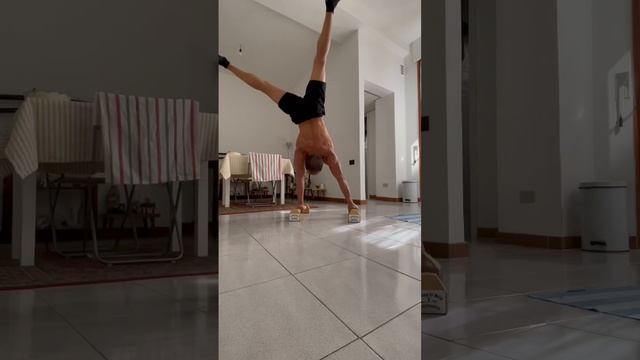 The journey to a one arm handstand starts