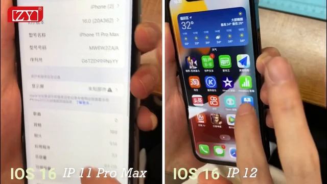 ZY LCD perfect work with iOS, no touch problem, no black display