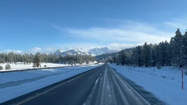 Снег в Калифорнии