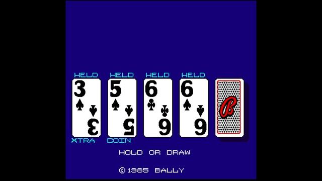 Draw Poker [Arcade] (1985) Bally {03-20}