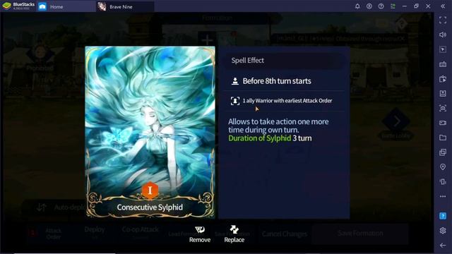 [Brave Nine] The Consecutive Sylphid Spell card Explanation + Showcase