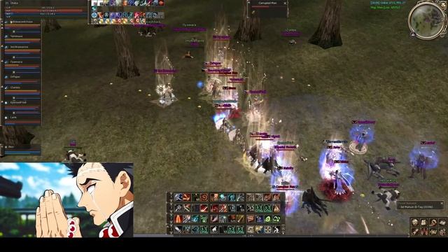 Lineage 2 Asterios x5 PvP зафлексил на Берсе , заправили ФВ изи