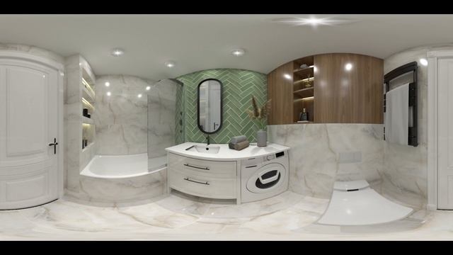 Video 360 bathroom