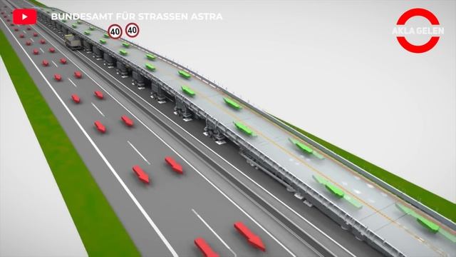 Swiss Engineers Shocked China - Mobile Bridge - Asphalt Construction Without Stopping Traffic