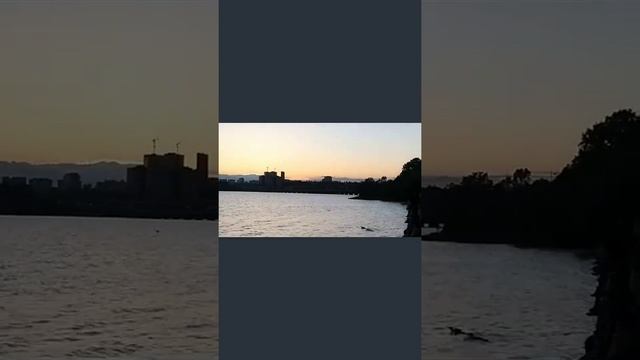 Красивые закаты в ЖК Атлантис Воронеж, парк Дельфин