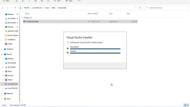 Visual Studio 2022 Community Edition Installation