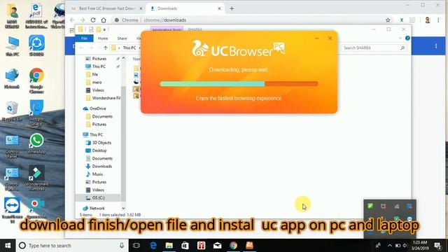 how to download and run {uc browser}laptop and pc