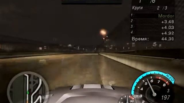 NFS Underground 2 - Lincoln Navigator (Максимальная) - Аэропорт 5, назад (Проф-лига)