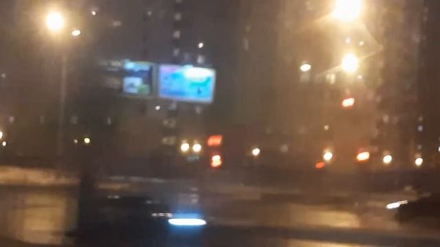 ночной  Минск Мир стройка 2021