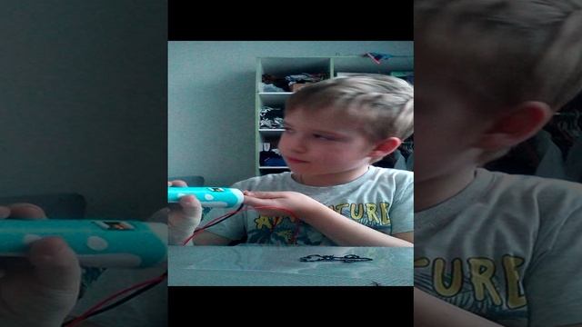 Я нарисовал рыбку 3д ручкой