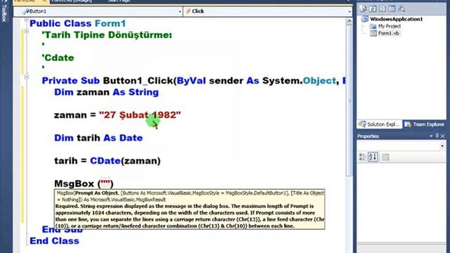 VisualBasic NET 2010 Ders 103   Tip Dönüşümü 2   Mozilla Firefox