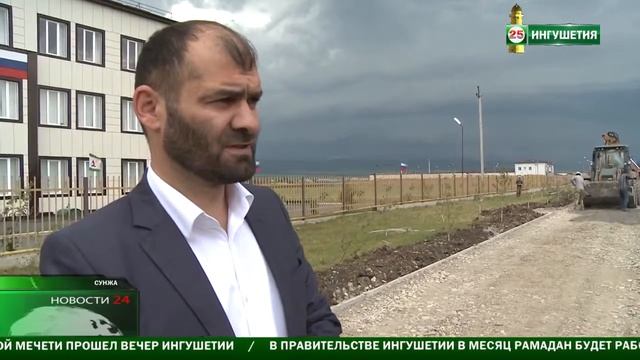 В Сунже начали строительство нового сквера