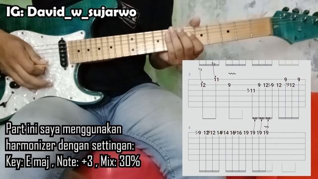 Terjadi Kembali (Opera) Gitar solo tutorial dengan tabs