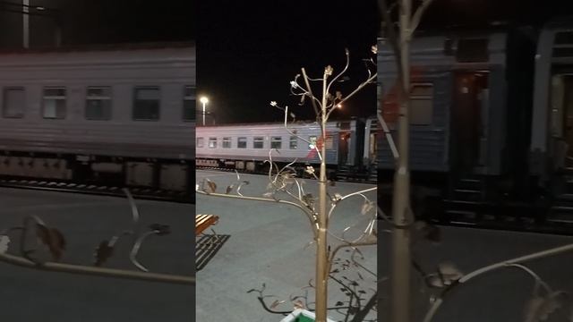 НА ВОКЗАЛЕ В ТРИ ЧАСА НОЧИ. БАРНАУЛ. ПОЕЗД "ТОМСК-БИЙСК" НА ПЕРВОМ ПУТИ.