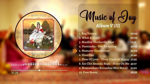 Music of Joy 5.2 _ Album 5.2 _ Sahaja Yoga Australia _ Music Group _ MOJ
