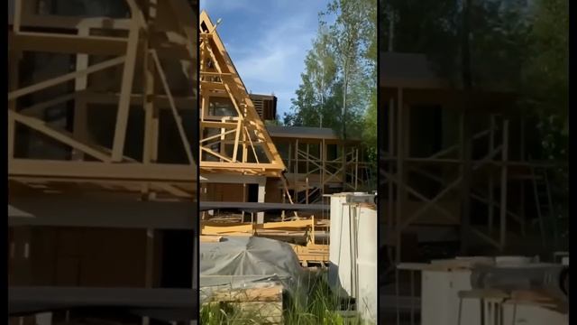 Строительство А-образных домов в Москве #aframe