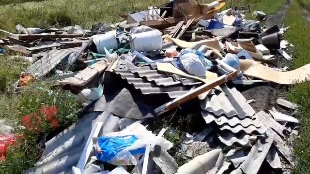 Свалка строительных отходов на Кумысной поляне