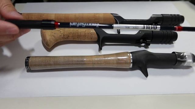 【ABU ZoomSafari 改造】オフセットのセミダブルグリップにしてバス用のベイトフィネスロッドとして使う！　アンバサダー1000＆2500C