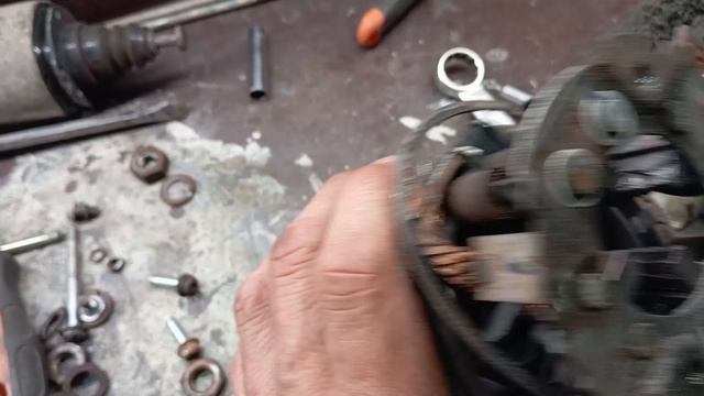 Мерседес Актрос 2641. Часть 66. Стартер ремонт.