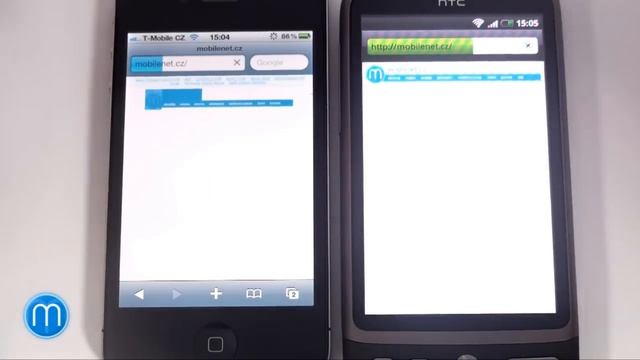 Apple iPhone 4 - internetový prohlížeč Safari