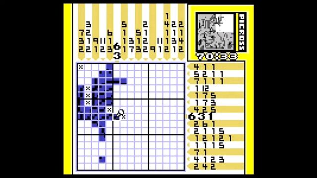 Pokemon Picross (GBC) [LONGPLAY] Final Part 15 - Last Safari puzzles + True ending