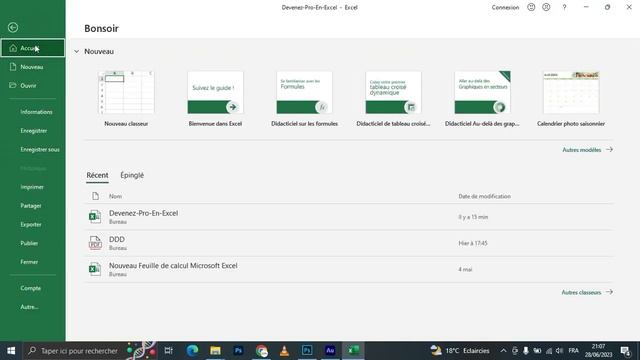 Jour 2 : Devenez Pro En Excel - Oscar Aksanti