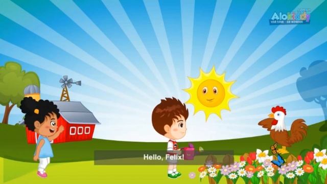 Hello Felix | Conversation - Unit 1: Hello - Learning english for kids