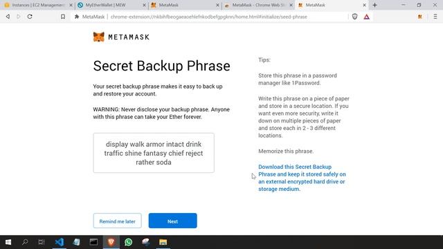Part 9 - Settingup Metamask (Blockholic) - 4K Video